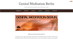 Desktop Screenshot of genital-meditation.com