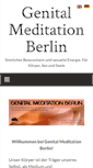 Mobile Screenshot of genital-meditation.com